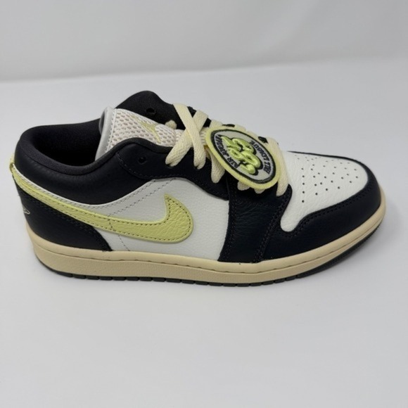 Nike Air Jordan 1 Low SE 85 Kill League Anthracite Luminous Green Sail W-6.5 NWT - Picture 2 of 11